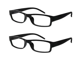 czarne-okulary-korekcyjne-4-00-do-czytania-2-sztuki
