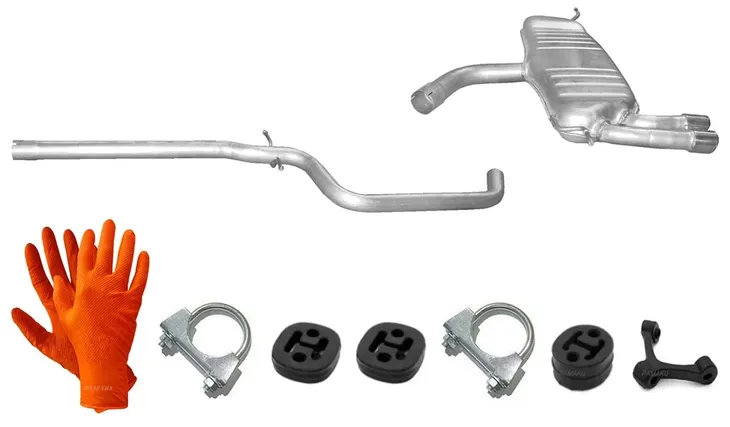 SEAT ALTEA 2.0 TDi (2005-2011) RURA ŚRODKOWA + TŁUMIK KOŃCOWY