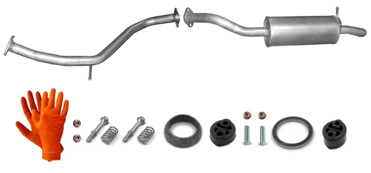 TOYOTA AURIS 1.33 1.4 1.6 1.8 (2006-2012) HATCHBACK RURA TŁUMIK KOŃCOWY