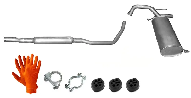 SUZUKI SX4 1.5 1.6 (OD 2006r.) TŁUMIK ŚRODKOWY KOŃCOWY