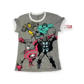 koszulka-t-shirt-damski-szary-logo-marvel-l