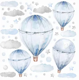 naklejki-na-sciane-pastelowe-niebieskie-balony