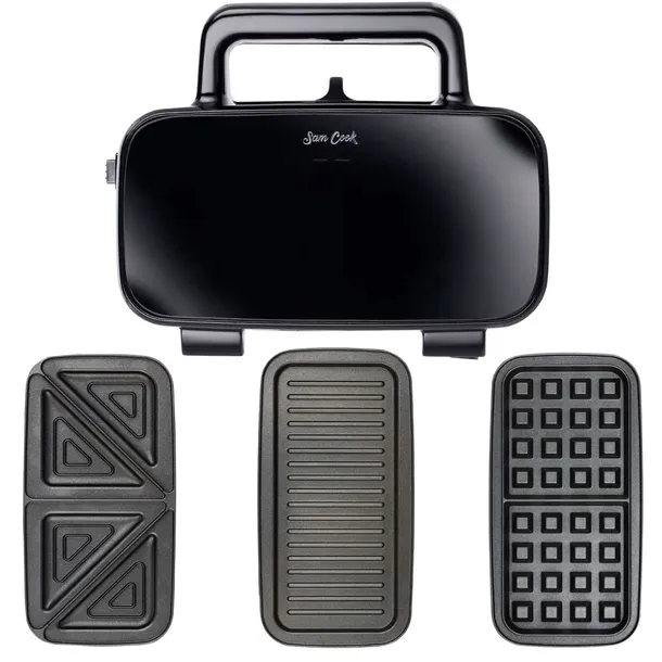 Sam Cook PSC-120/B 3w1 Trójkąty Gofry Grill 1200W