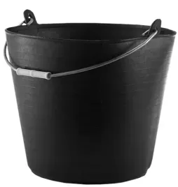 pojemnik-wiadro-elastyczne-flexi-23l-czarne