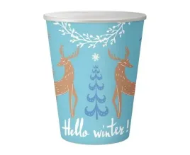 kubeczki-papierowe-swiateczne-hello-winter-niebieskie-250ml-6-szt