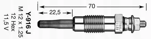 swieca-zarowa-ngk-5906-dlugosc-calkowita-70-mm