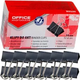 klipy-biurowe-do-akt-dokumentow-office-products-klipsy-15mm-czarne-12-sztuk
