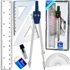 zestaw-geometryczny-cyrkiel-linijka-15cm-ekierka-katomierz-7-el-etui-tetis