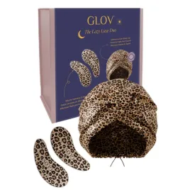 glov-the-lazy-luxe-duo-zestaw-silikonowe-platki-pod-oczy-satynowy-czepek