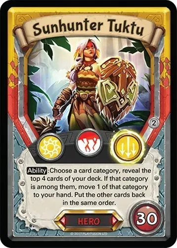 karta-gra-lightseekers-bohater-sunhunter-tuktu