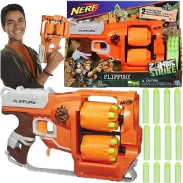nerf-zombie-strike-wyrzutnia-flipfury-hasbro-12-strzalek-pistolet-blaster