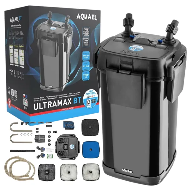 Niezawodny Filtr Zewnętrzny Akwarium 100-700 2200l/h Bluetooth