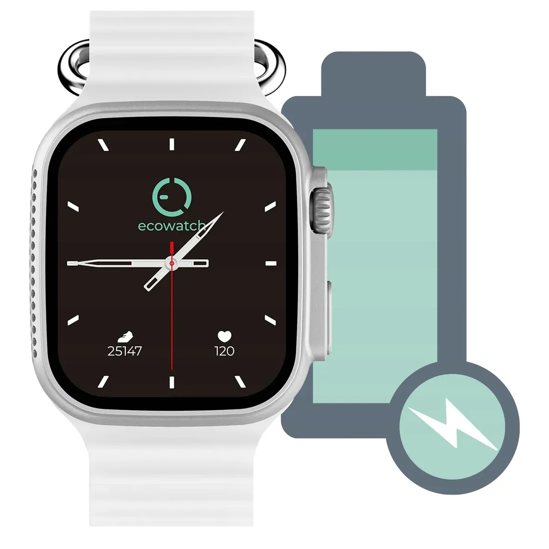 smartwatch-ecowatch2-2-paski-polaczenia-menu-pl-ip67-stan-nowy