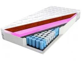Zdjęcie produktu Materac 80x190 kieszeniowy z HR i Kokosem 20CM dwustronny średnio twardy H3