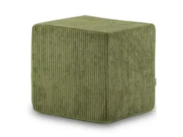 pufa-kostka-ze-sztruksu-40x40-zielen
