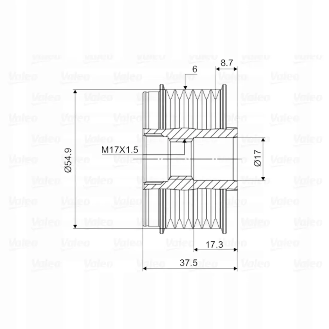 kolo-pasowe-alternatora-valeo-588087