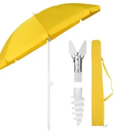parasol-klasyczny-plazowy-ogrodkowy-sekey-zolty-160-cm