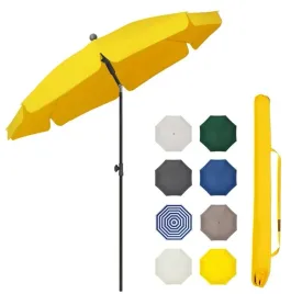 parasol-klasyczny-ogrodowy-plazowy-sekey-zolty-200-cm