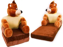 brazowa-rozkladana-pufa-mis-pluszowe-siedzisko