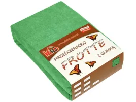 80x160-zielone-przescieradlo-frotte-z-gumka