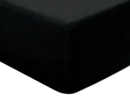 czarne-grube-przescieradlo-frotte-z-gumka-90x200