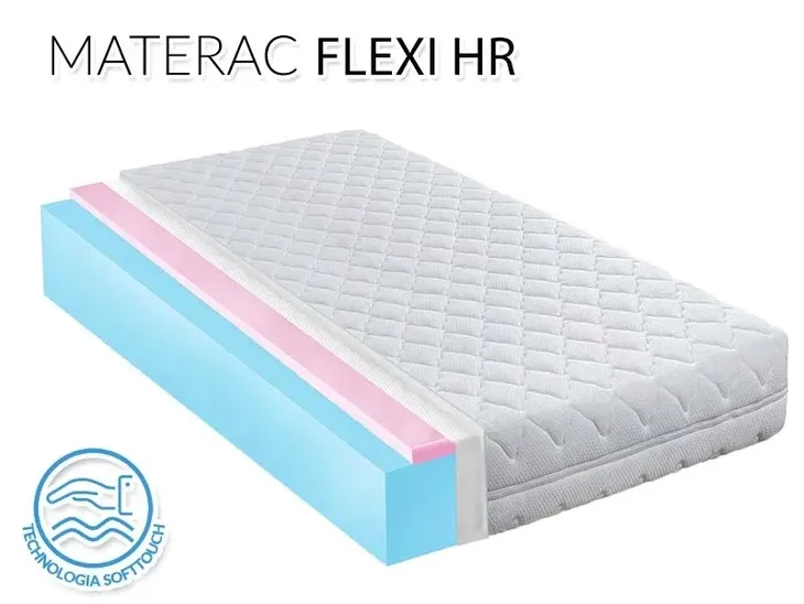 Materac 100x180 piankowy dla dziecka z pianką HR miękki 14cm antyalergiczny