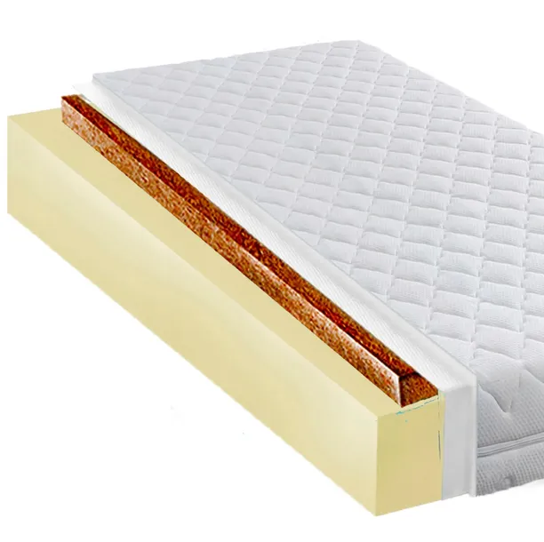 Materac 60x120 piankowy kokosowy H2 H3 11 cm dla dzieci do pokoju dziecka