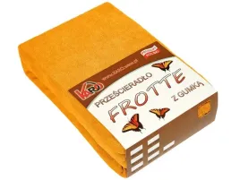 90x200-pomaranczowe-przescieradlo-frotte-z-gumka