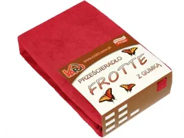 90x200-czerwone-przescieradlo-frotte-z-gumka