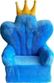 szafirowy-fotel-rozkladany-tron-z-korona-plusz