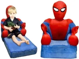 krzeslo-dzieciece-z-podnozkiem-do-piurka-spiderman-rozkladane-plusz-pufa