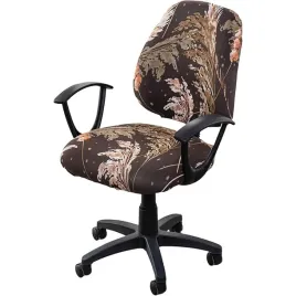 pokrowiec-na-krzeslo-biurowe-obrotowe-brazowy-liscie