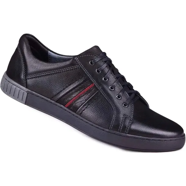 Buty męskie skórzane trampki casual Kam Pol r.42