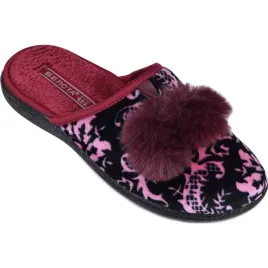 kapcie-damskie-domowe-klapki-pantofle-bordowe-37