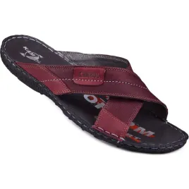 klapki-meskie-skorzane-skora-polskie-bordo-40