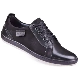 buty-meskie-skorzane-trampki-casual-czarne-45