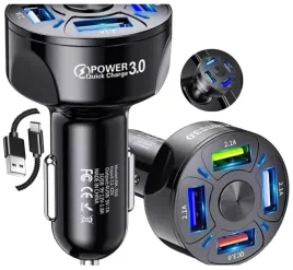 mocna-szybka-ladowarka-samochodowa-4x-usb-pd-qc-3-0-do-telefonu-kabel