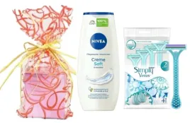 zestaw-prezent-dla-niej-nivea-zel-pod-prysznic-maszynki-gillette-urodziny
