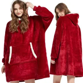 bluza-koc-na-morsowanie-kocobluza-gruba-z-kapturem-bordo-czerwona-ciepla