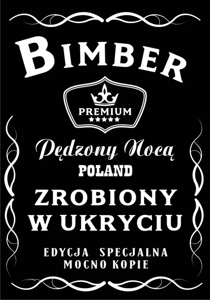 30 ETYKIETY NA BIMBER wódkę naklejki alkohol PR 496