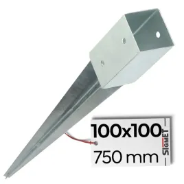 podstawa-slupa-wbijana-kotwa-100x100-750-mm-ocynk