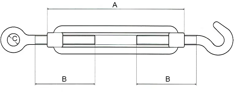 sruba-rzymska-m6-oko-hak-napinacz-siatki-stan-nowy