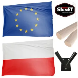 flaga-polski-ue-czarny-uchwyt-flagi-maszt-duzy