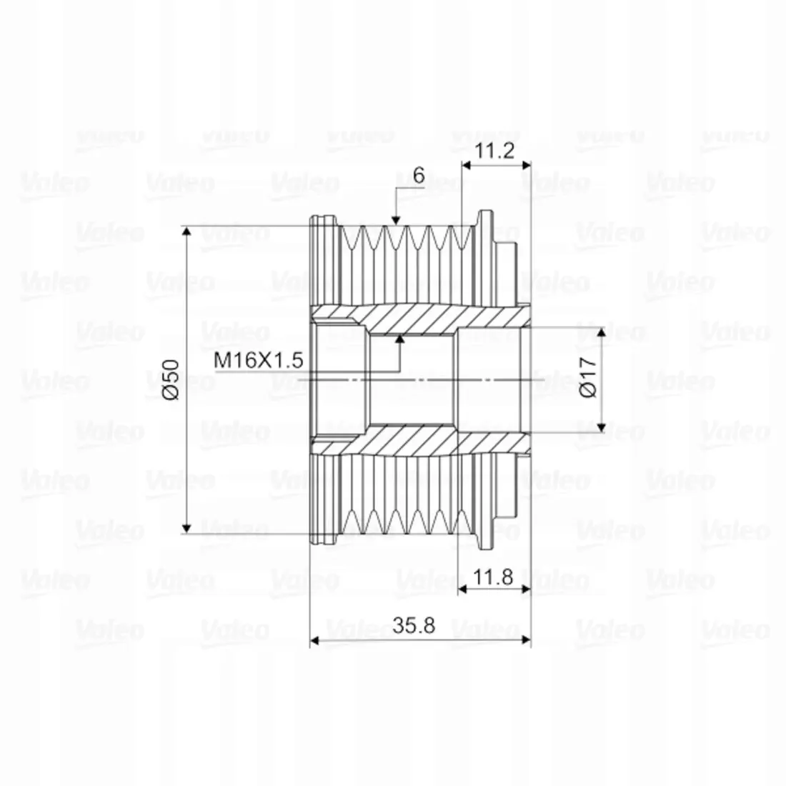 kolo-pasowe-alternatora-valeo-588019
