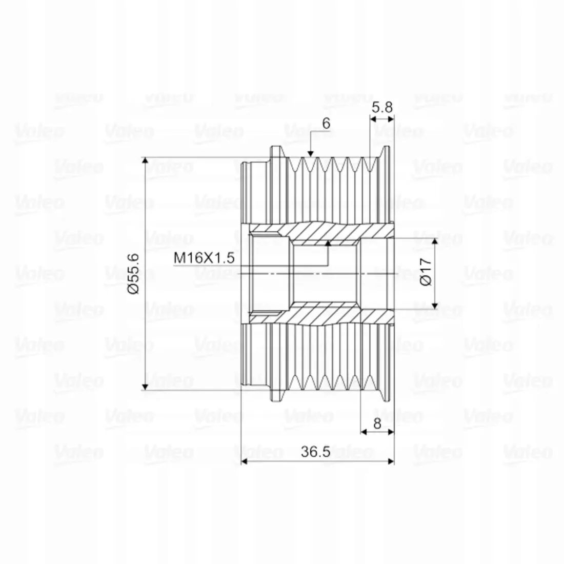 kolo-pasowe-alternatora-valeo-588068