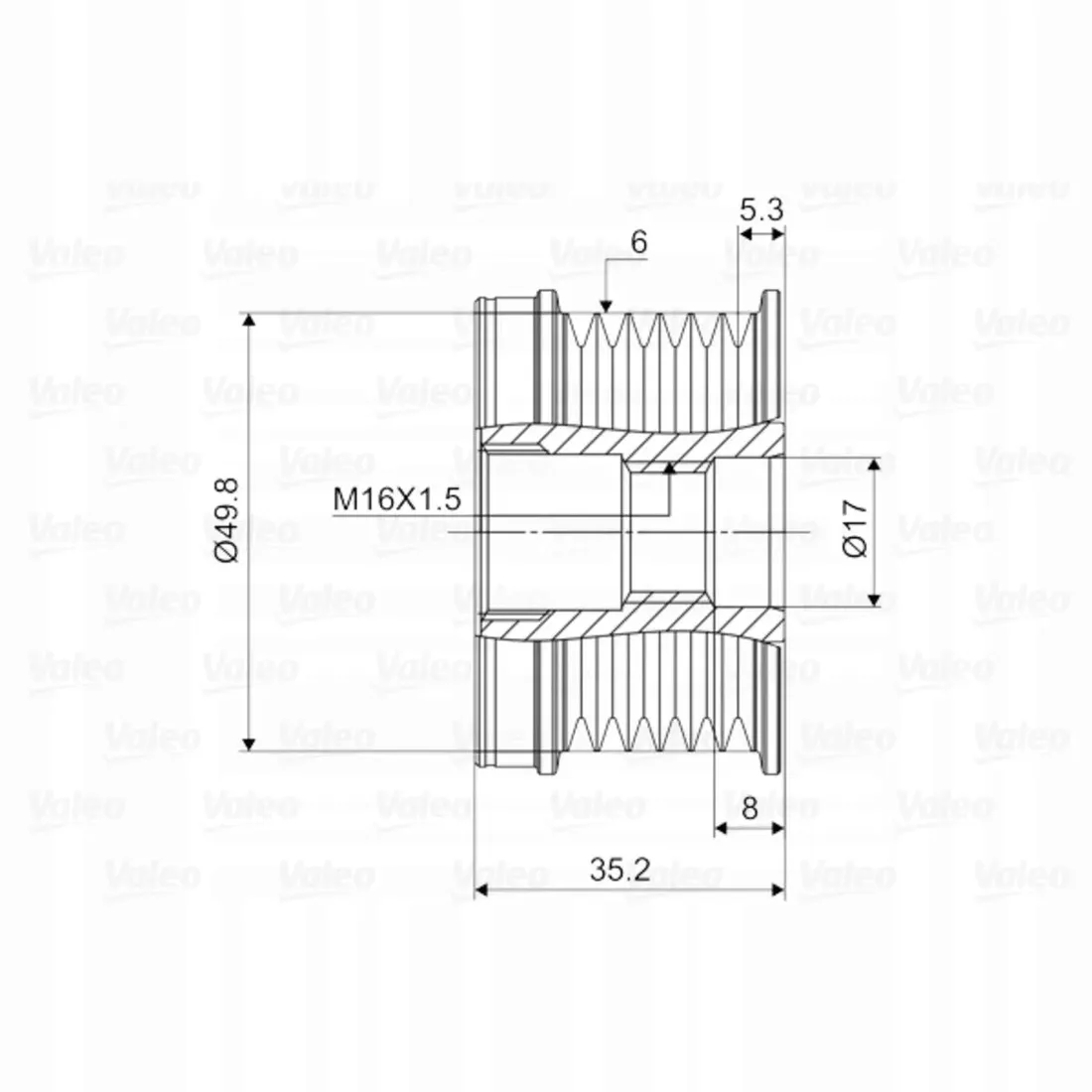kolo-pasowe-alternatora-valeo-588078