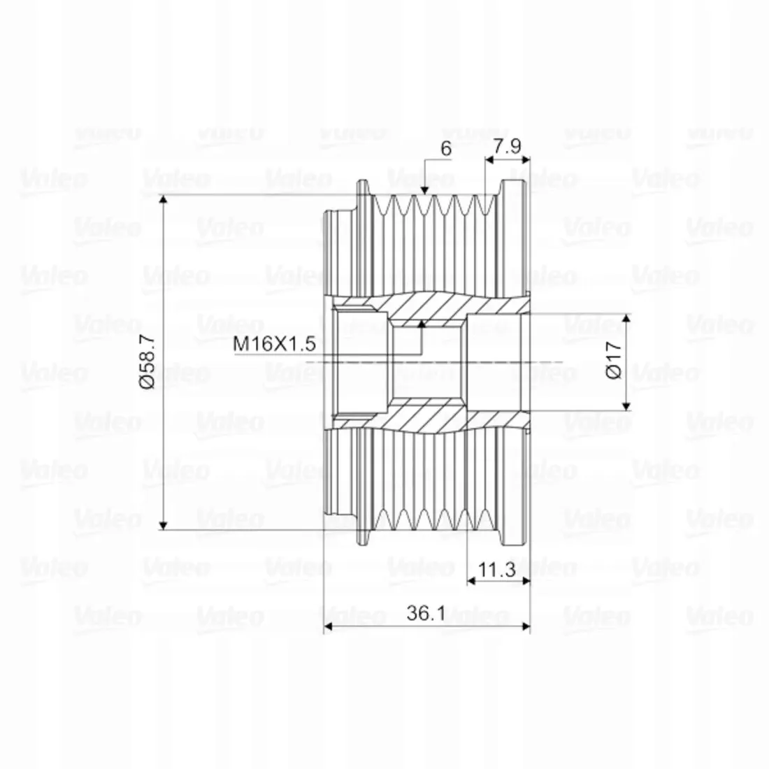kolo-pasowe-alternatora-valeo-588033