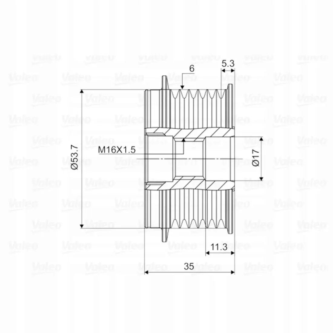 kolo-pasowe-alternatora-valeo-588080