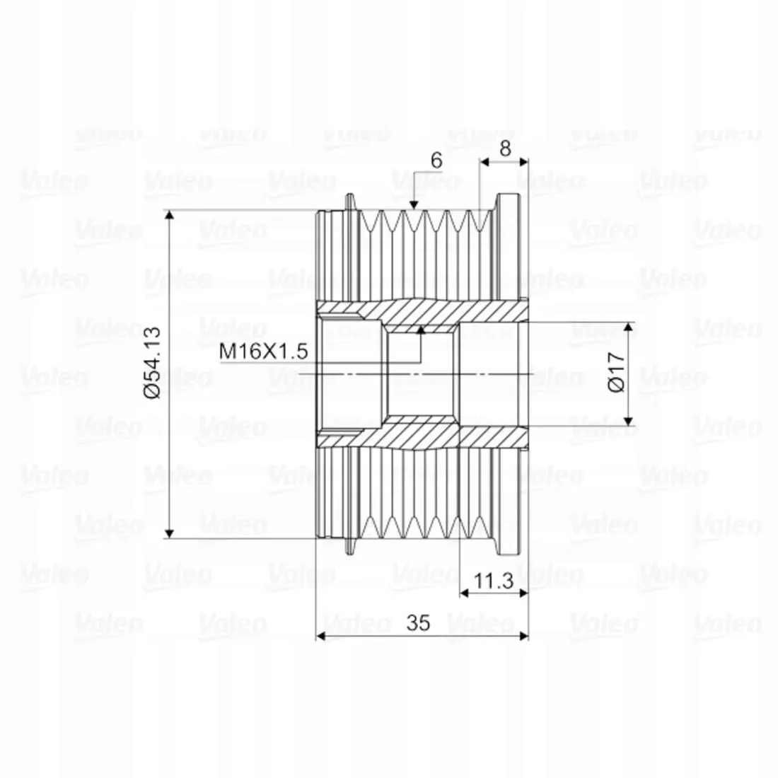 kolo-pasowe-alternatora-valeo-588003