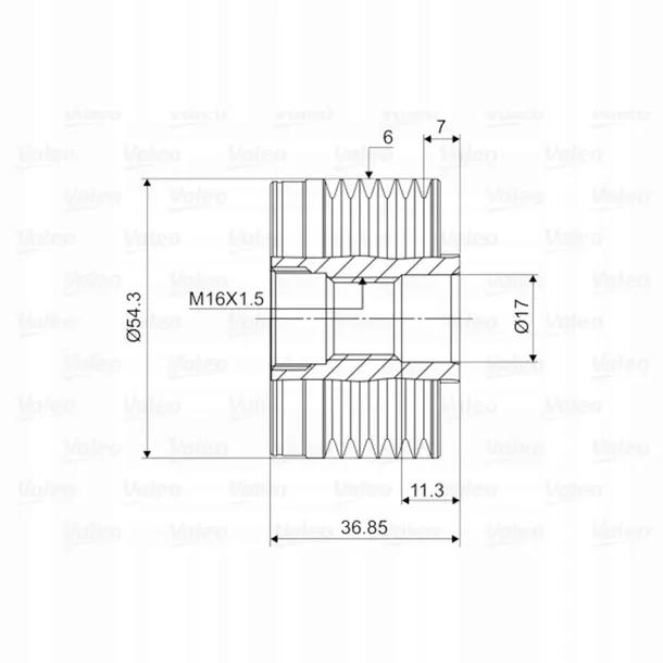 kolo-pasowe-alternatora-valeo-588017-typ-samochodu-samochody-osobowe